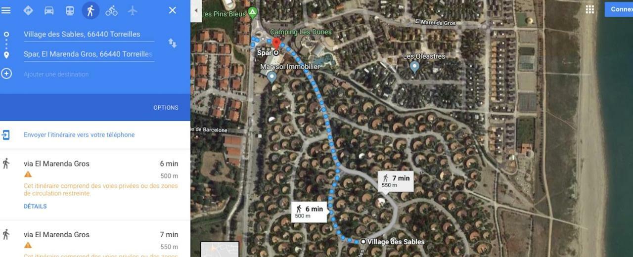 Maison Jardin Wifi - Climatisation - 100 M Plage Sauvage - 20 Min Perpignan Torreilles Zewnętrze zdjęcie